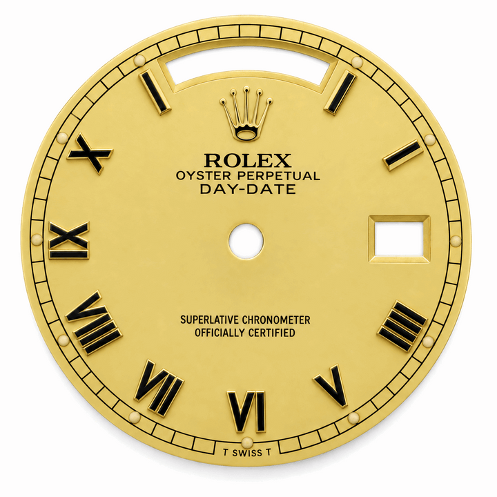 Original Rolex 36mm Day-Date Champagne Roman Numeral Dial. (Ref. 18038 / 18238 / 118238)