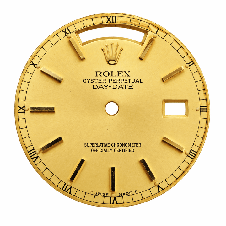 Original Rolex 36mm Day-Date Champagne Stick Dial. (Ref. 18038 / 18238 / 118238)