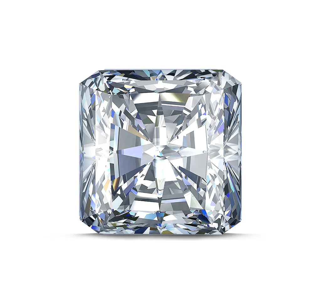 3.01 Carat EGL Certified VVS2, Color H, Radiant Cut Natural Diamond.