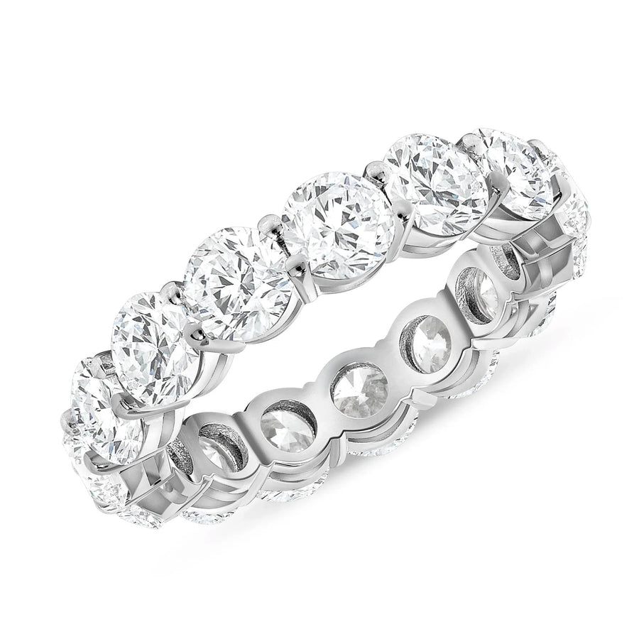 14K Round Cut Natural Diamond Eternity Band. Diamond Option 2.00 / 3.00 / 4.00 Carat.