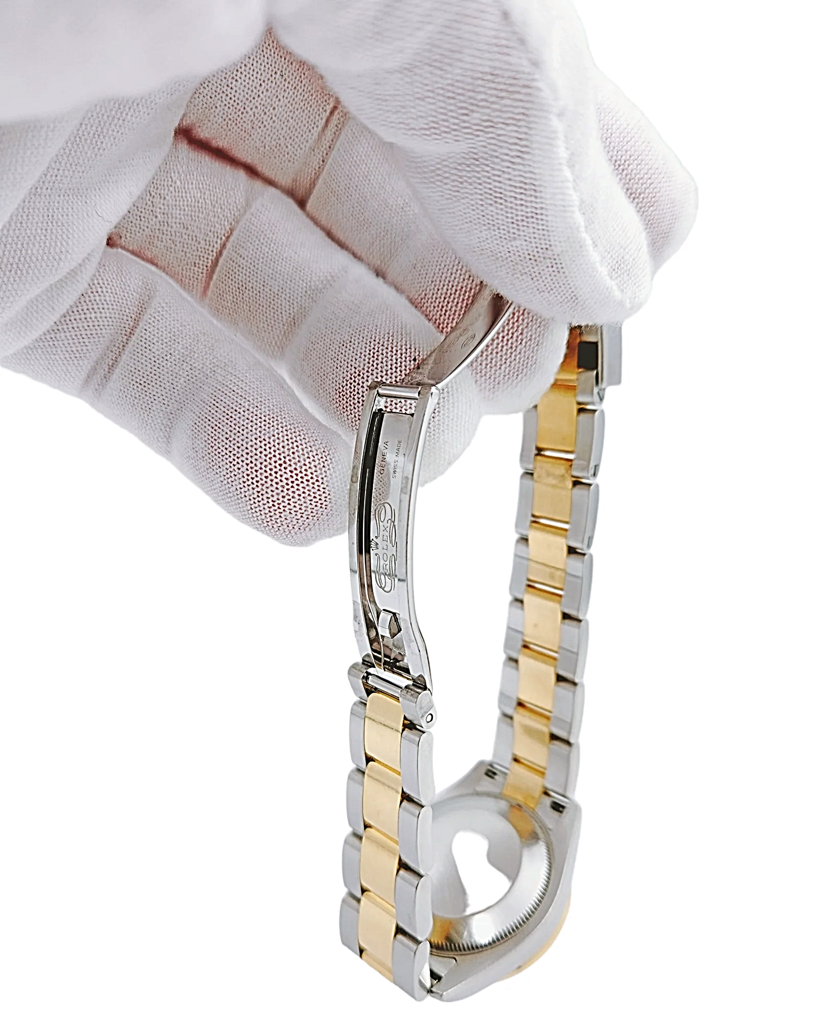 2018 Ladies Rolex DateJust 31mm Midsize Two Tone 18K Yellow Gold / Stainless Steel Watch with Mother of Pearl Diamond Dial and Diamond Bezel. (Pre-Owned 178383)