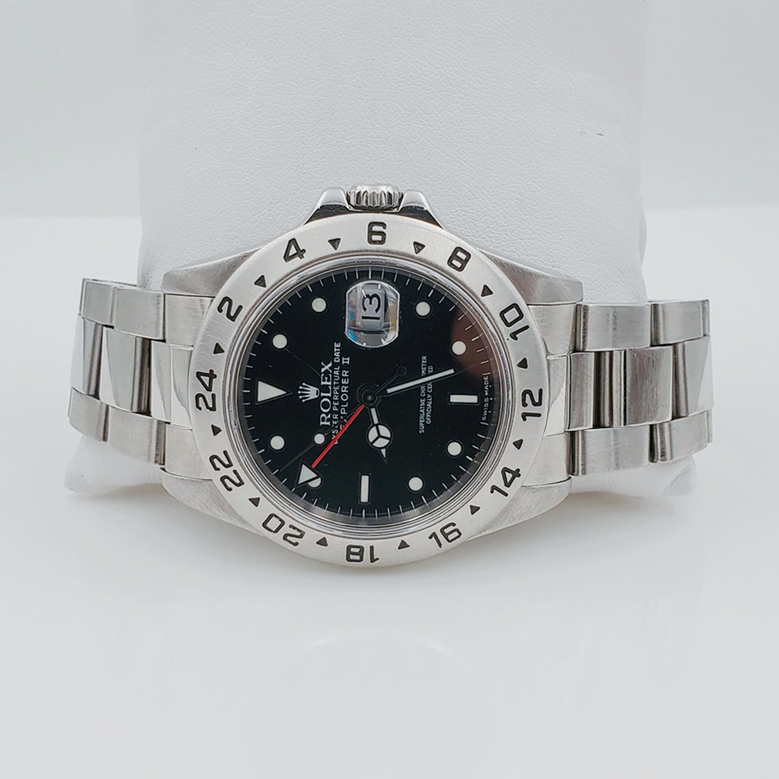 Men's Rolex 40mm Explorer II Stainless Steel Wristwatch w/ Black Dial. (Pre-Owned)