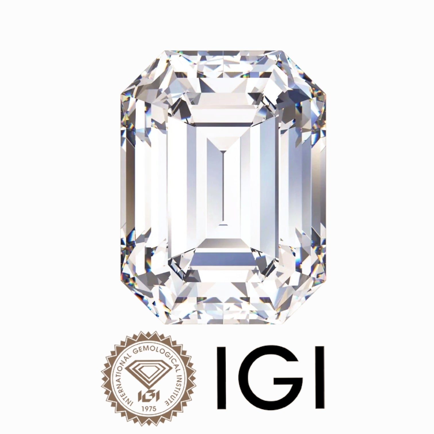 1.10 Carat Emerald Wholesale IGI Certified Lab Grown Loose Diamond. (Clarity VVS1 / E Color)