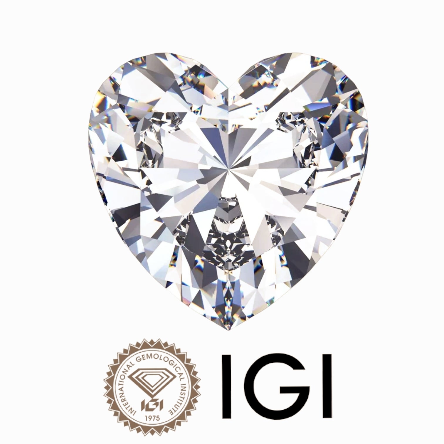 1.65 Carat Heart Wholesale IGI Certified Lab Grown Loose Diamond. (Clarity VVS2 / E Color)