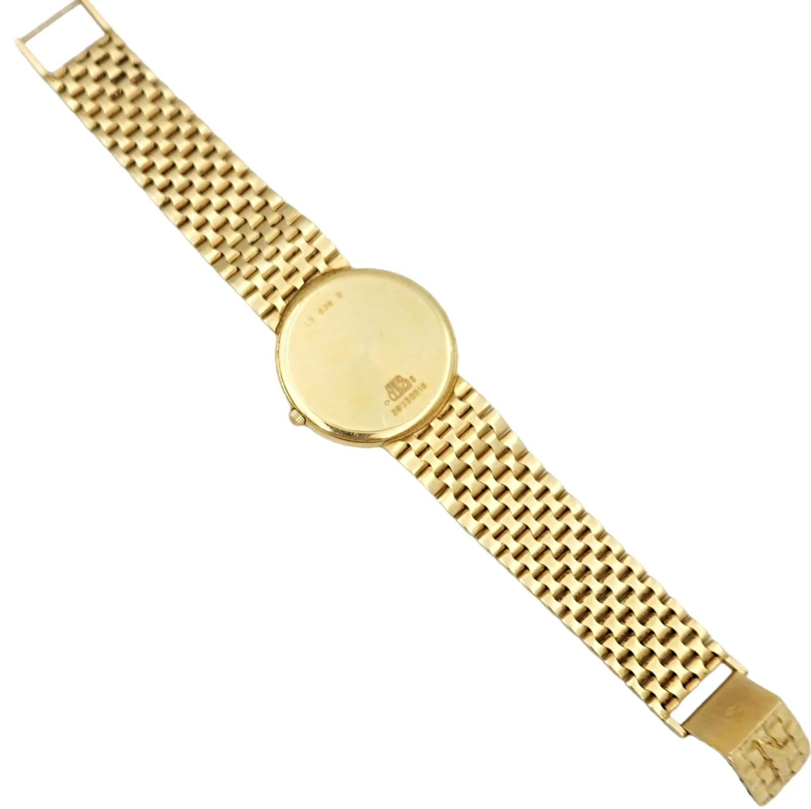 Men's Longines Vintage 34mm Watch with 18K Yellow Gold Band, Gold Dial and Gold Bezel. (Pre-Owned)