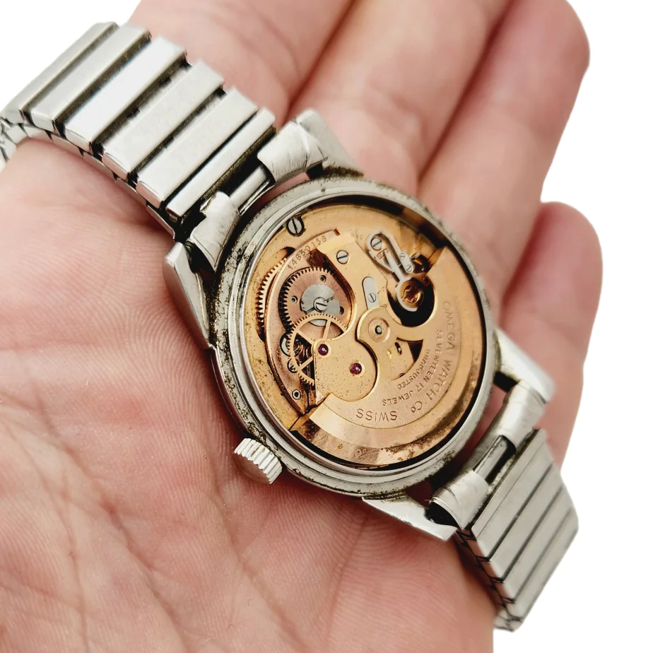 Men's Omega 34mm Vintage 1950's Seamaster Automatic Stainless Steel Watch. (Pre-Owned)
