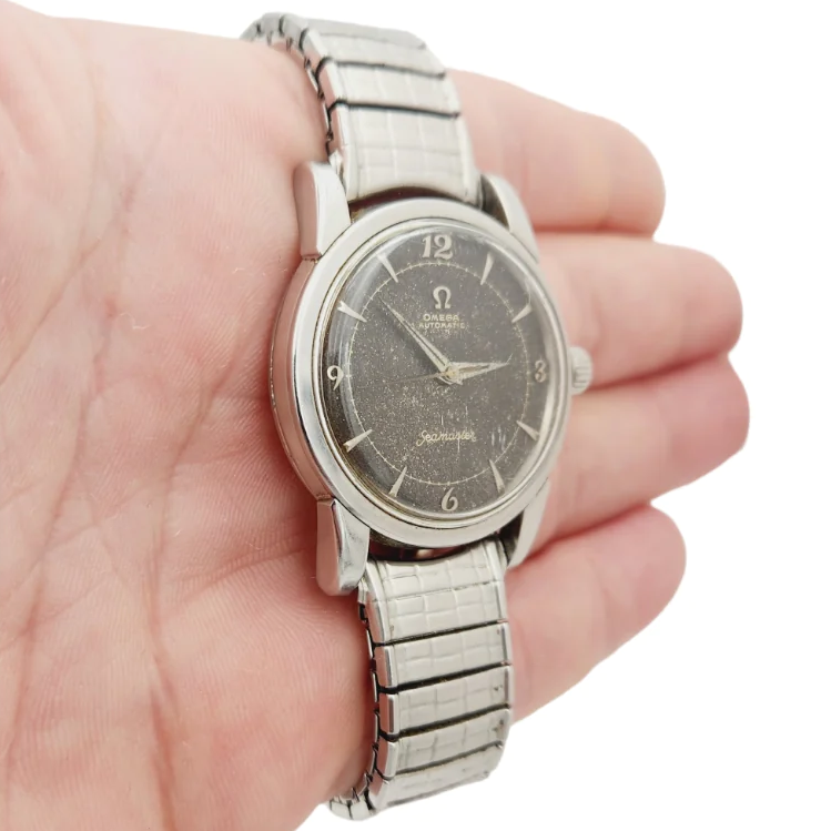 Men's Omega 34mm Vintage 1950's Seamaster Automatic Stainless Steel Watch. (Pre-Owned)