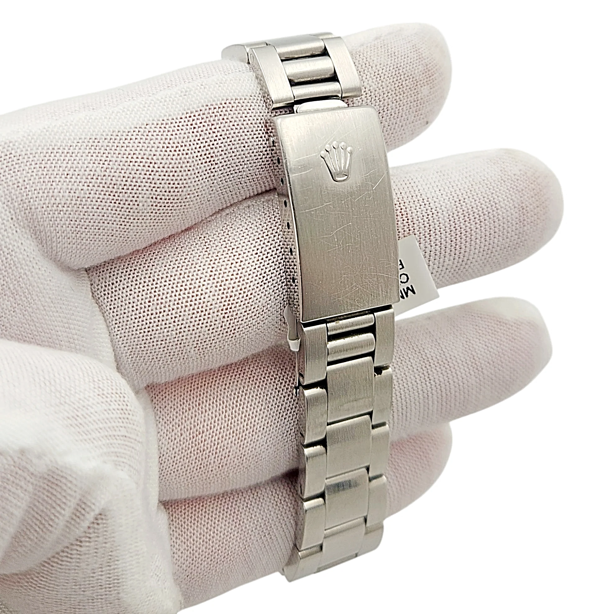 Men's Rolex 34mm Date Vintage Stainless Steel Watch with Champagne Dial and Smooth Bezel. (Pre-Owned 15210)