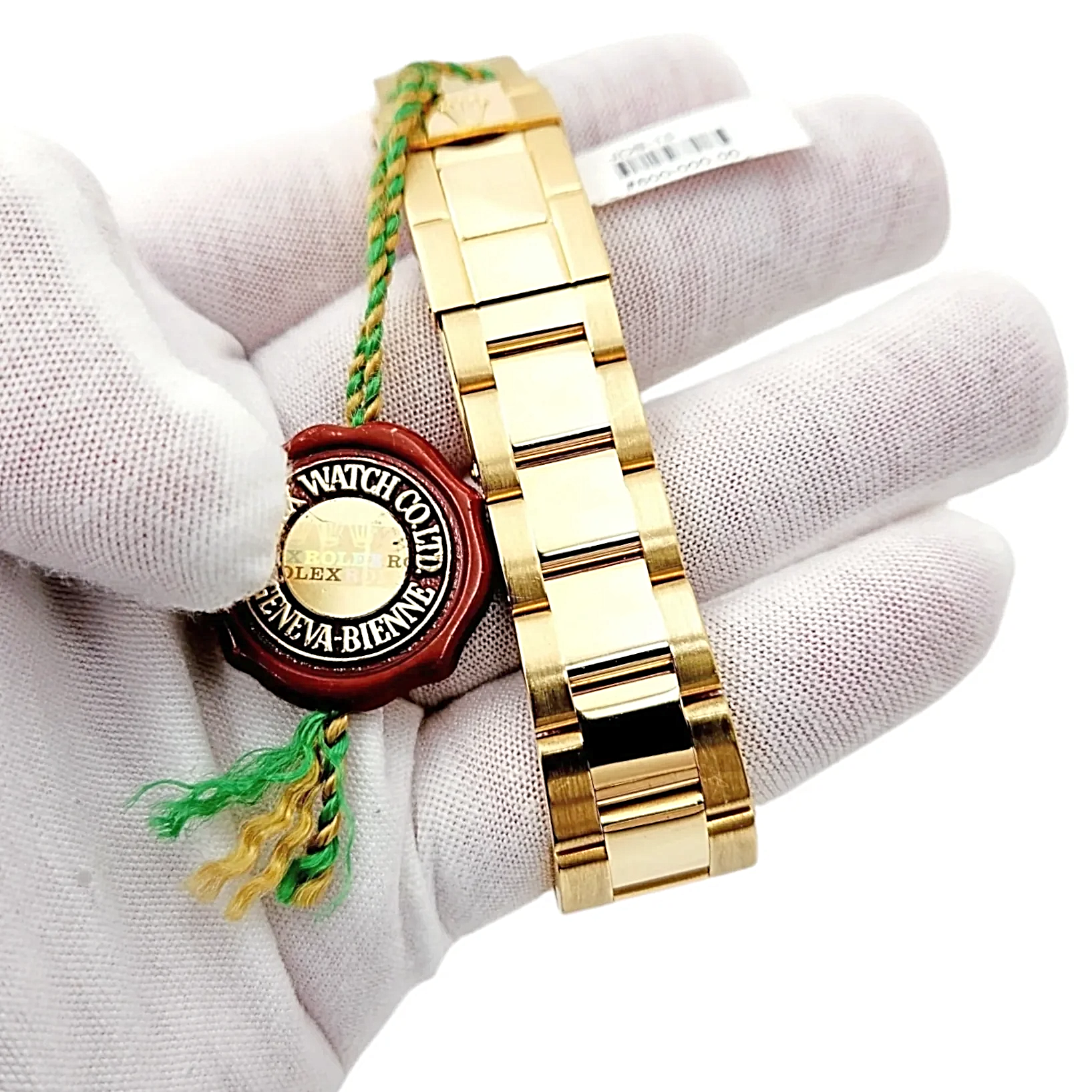 Men's Rolex 40mm Daytona 18K Solid Yellow Gold Watch with White Chronograph Dial. (Pre-Owned 16528)