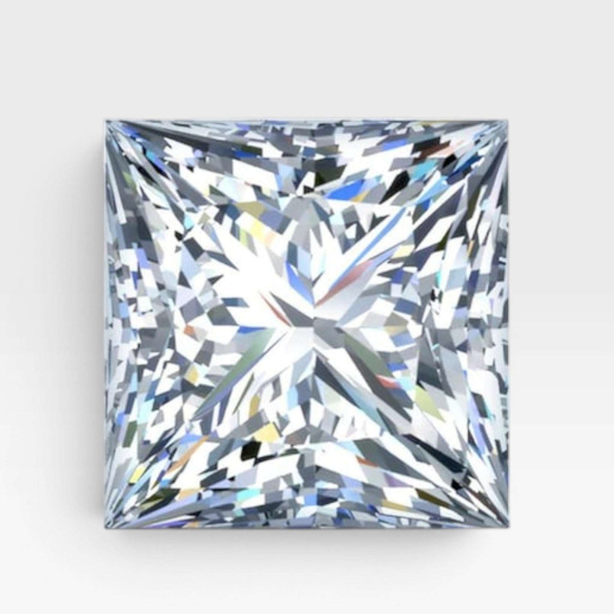 3.09 Carat IGI Certified VVS2, Color G, Princess Cut Lab Grown Loose Diamond.