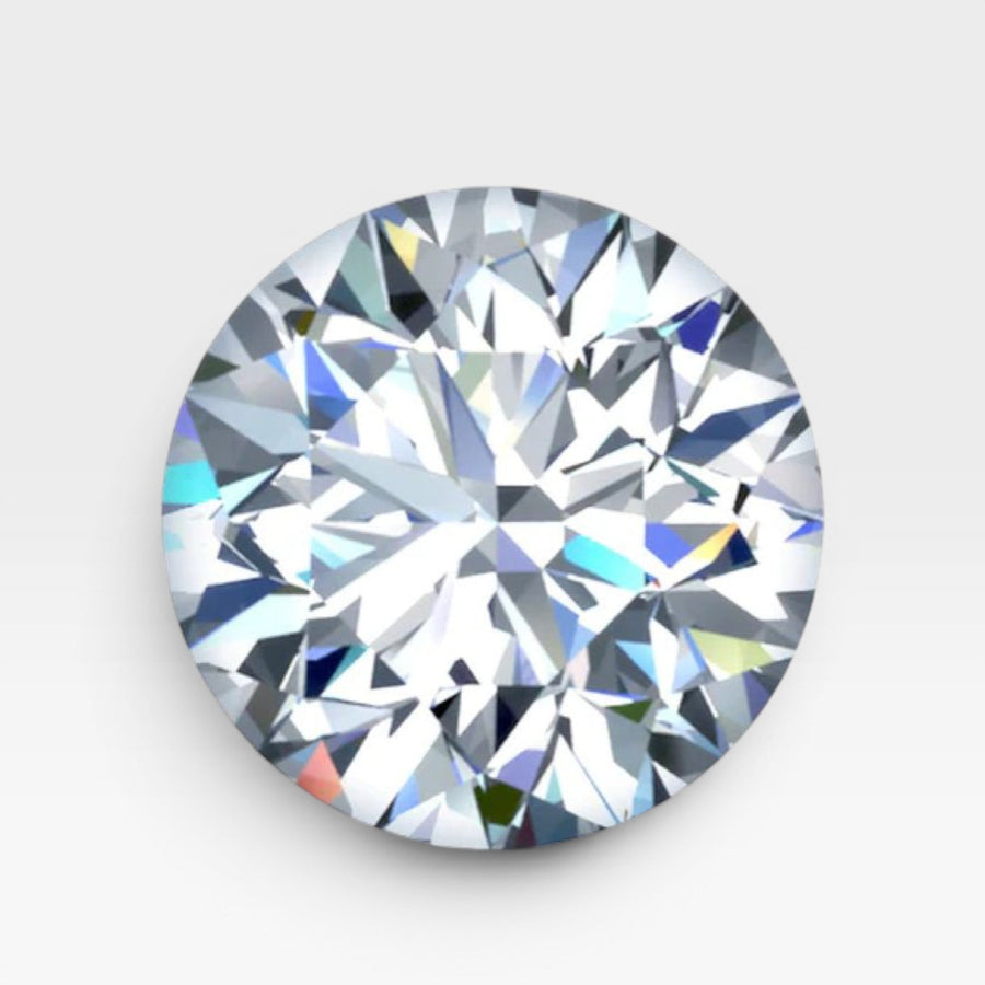 1.13 Carat IGI Certified VS1, Color D, Round Lab Grown Loose Diamond.