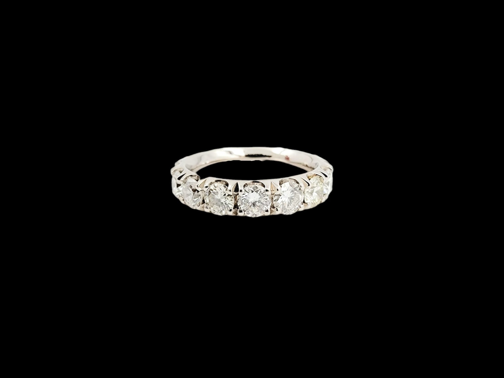 14k White Gold Diamond Eternity Band