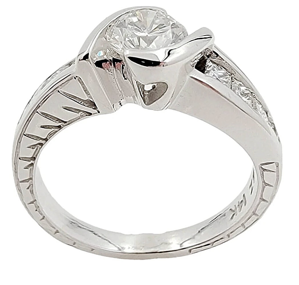 14K White Gold Lady's Statement Ring.