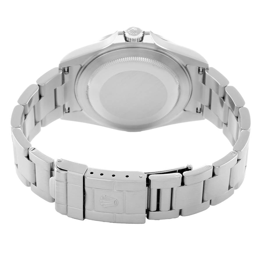 Men's Rolex 40mm Explorer II Stainless Steel Watch with Oyster Band and Black Dial. (Pre-Owned 16570)