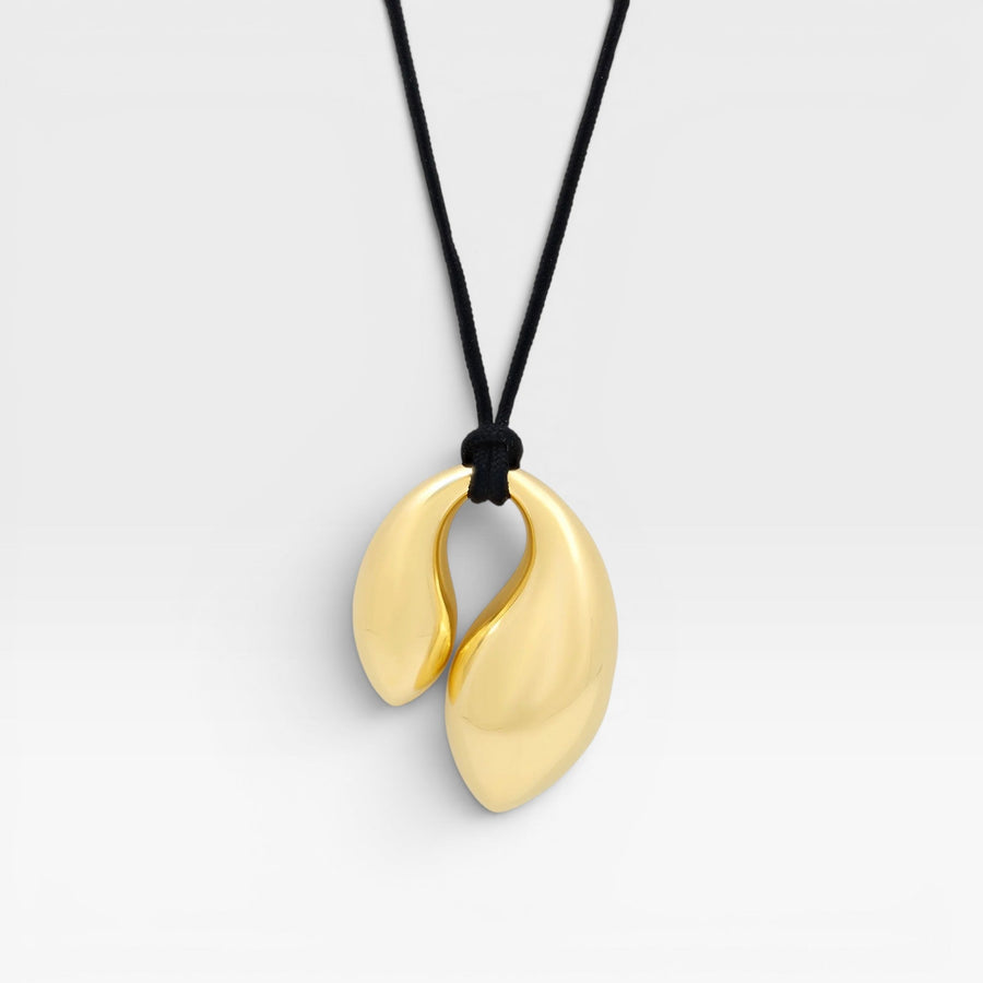 Tiffany & Co. Elsa Peretti Double Teardrop Pendant in 18K Gold. (Pre-Owned)