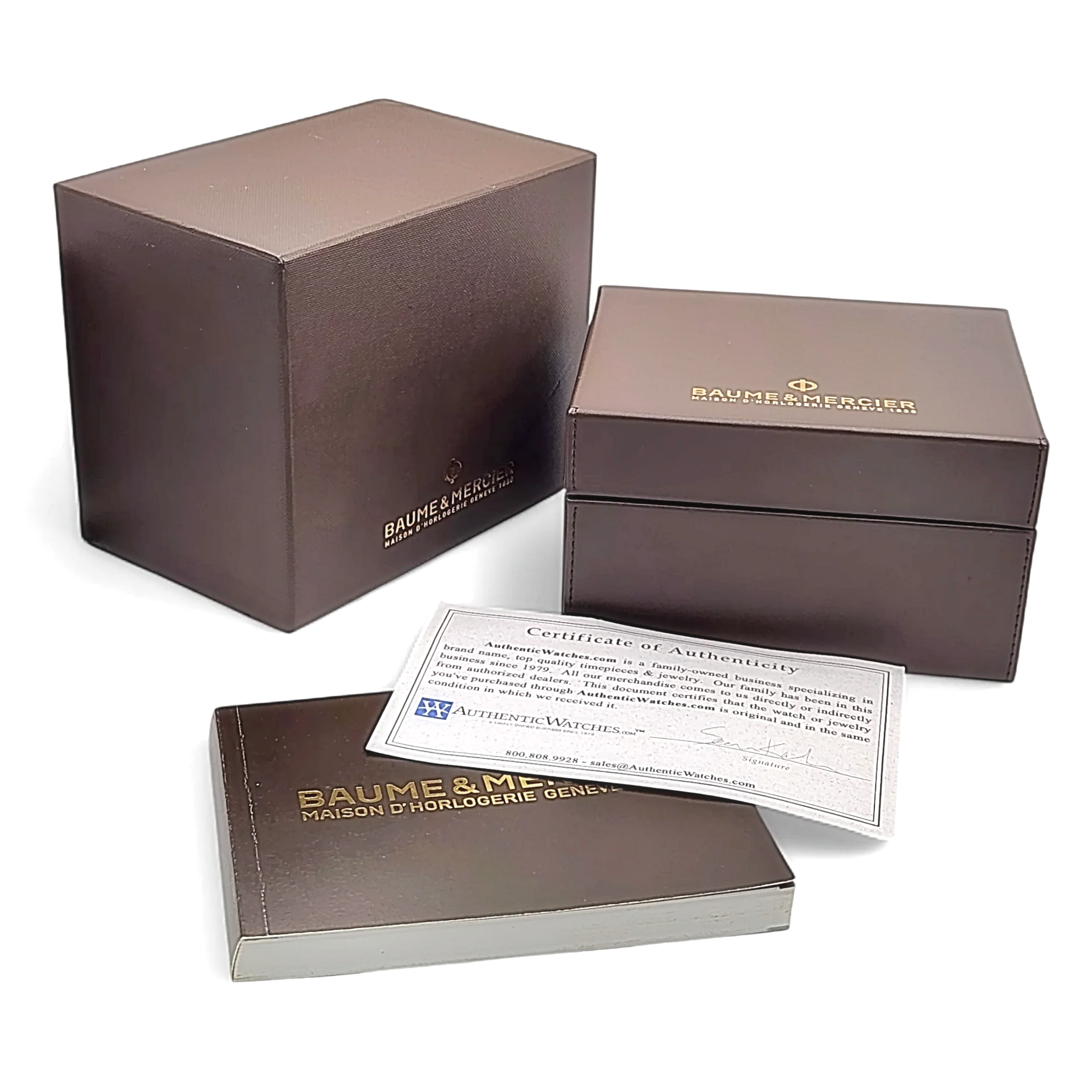 Men's Baume & Mercier 40mm Classima Automatic Electro Plated Rose Gold / Stainless Steel Watch with White Roman Numeral Dial. (Pre-Owned)