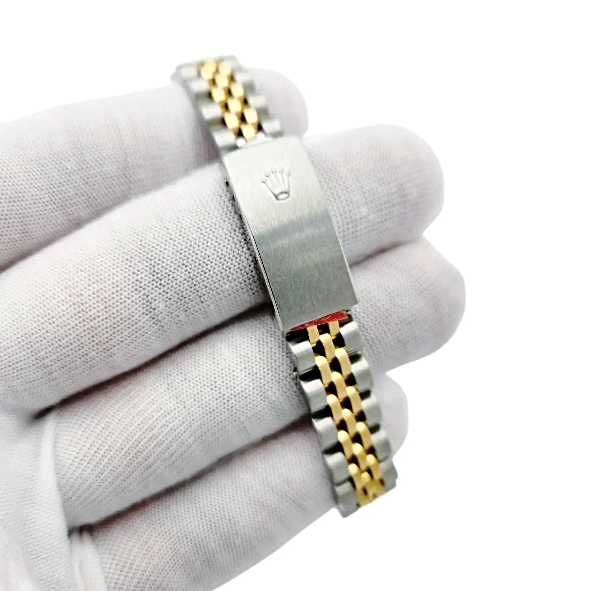 Ladies Rolex 26mm Datejust Two Tone 18K Yellow Gold / Stainless Steel Watch with Blue Dial and Fluted Bezel. (UNWORN 69173)