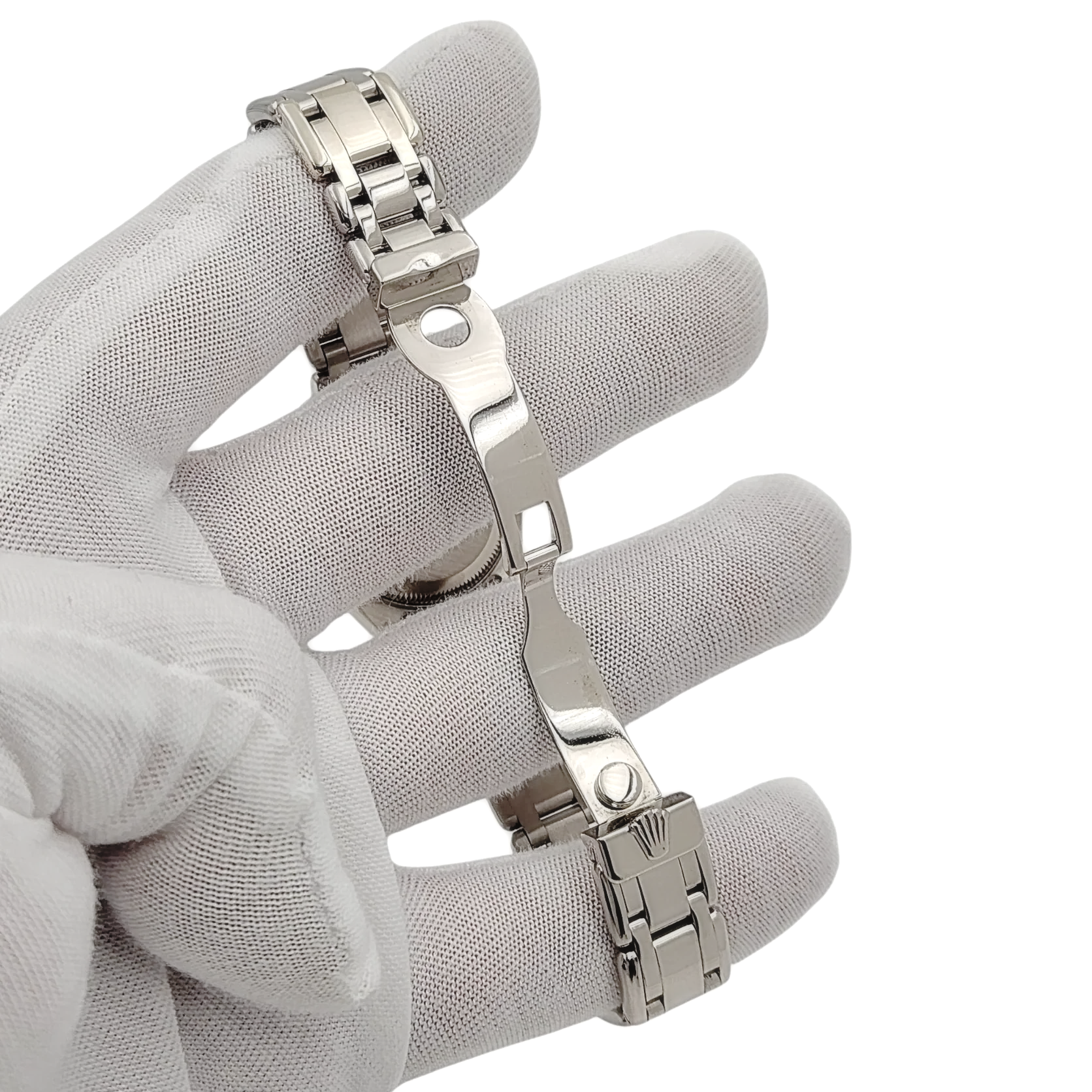 Ladies Rolex 29mm Pearlmaster 18K White Gold Watch with Diamond Dial and Diamond Bezel. (Pre-Owned 80319)