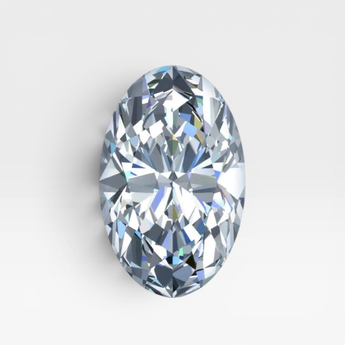 3.03 Carat IGI Certified VS1, Color F, Oval Lab Grown Loose Diamond.