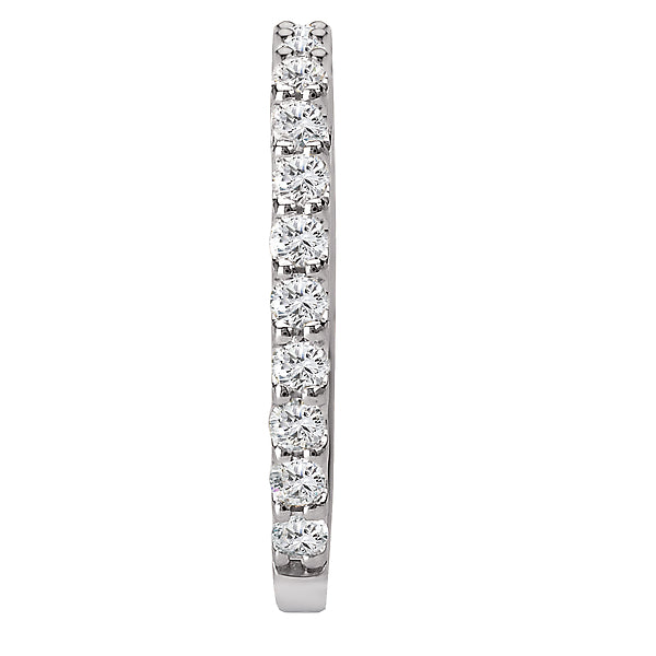 14K White Gold Romance Collection Wedding Band.