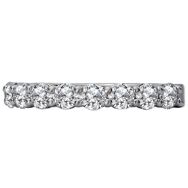 14K White Gold Romance Collection Wedding Band.