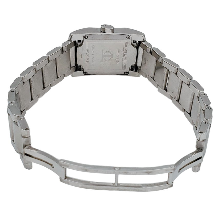 Ladies Baume & Mercier Hampton Stainless Steel Watch with Diamond Mother of Pearl Diamond Dial. (Pre-Owned)