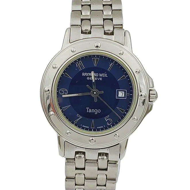 Ladies Raymond Weil Tango Stainless Steel Watch with Blue Dial Dial. (Pre-Owned 5560)