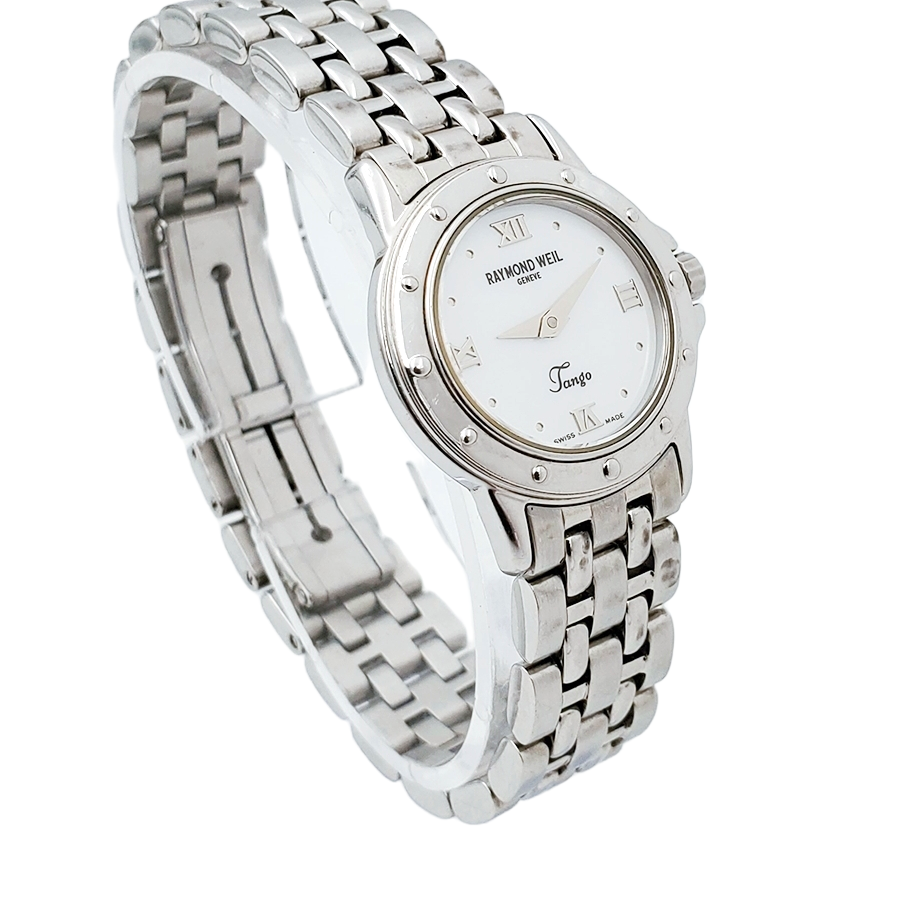 Ladies Raymond Weil Tango Stainless Steel Watch with Mother of Pearl Dial. (Pre-Owned 5860)