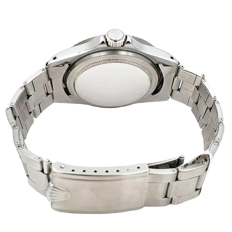 Men's Rolex 40mm Vintage 1960 Submariner Stainless Steel Watch with Black Dial and Fluted Bezel. (Pre-Owned 5513)