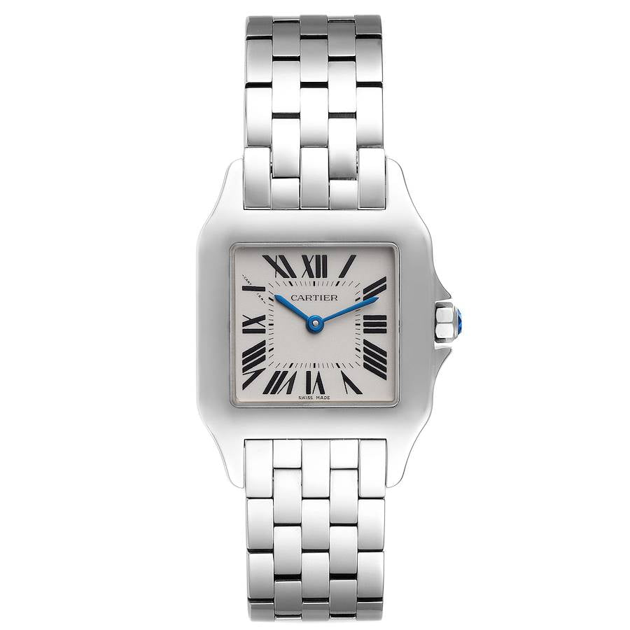 Ladies Medium Cartier Santos Watch In Polished Finish. (Pre-Owned W25065Z5)