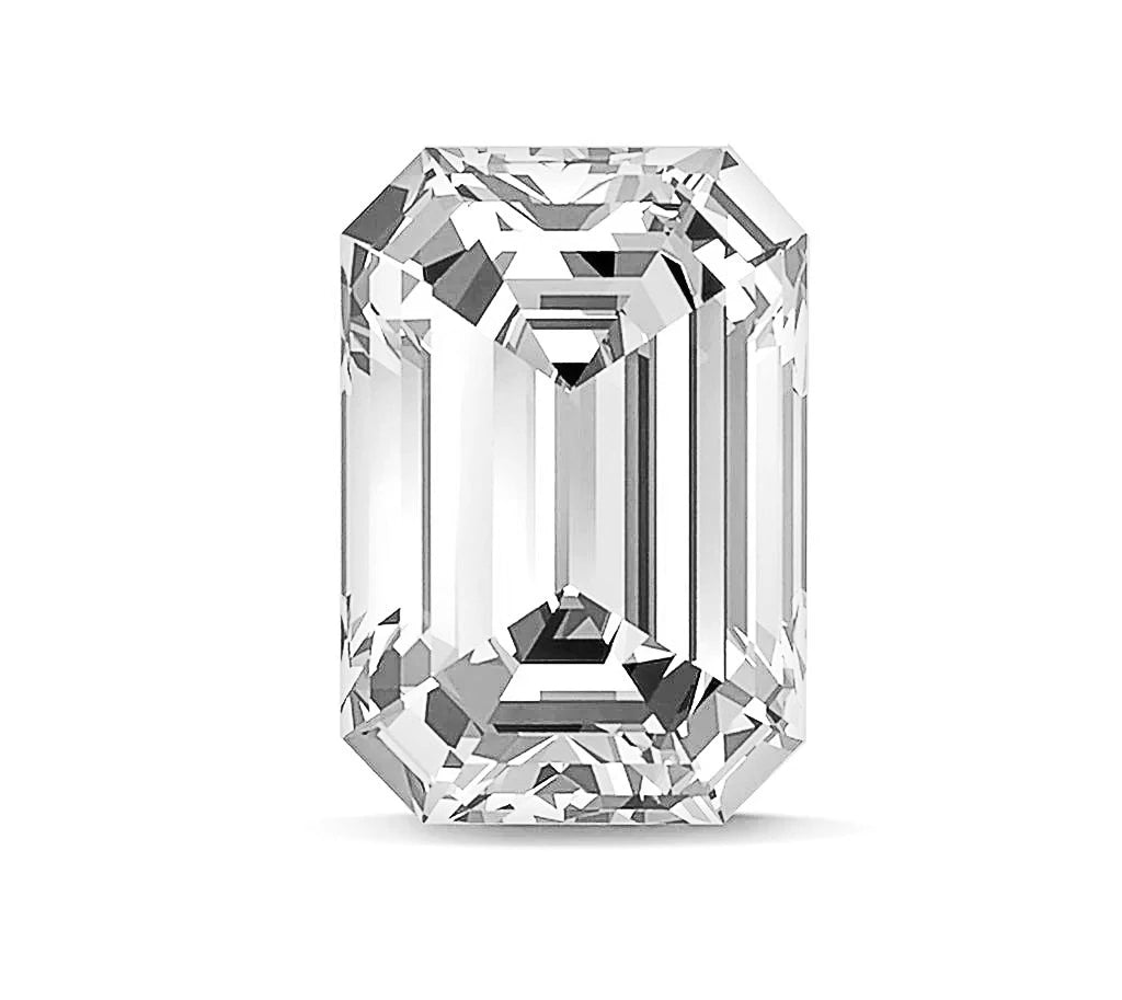 1.54 Carat GIA Certified SI1, Color F, Emerald Cut Natural Diamond.