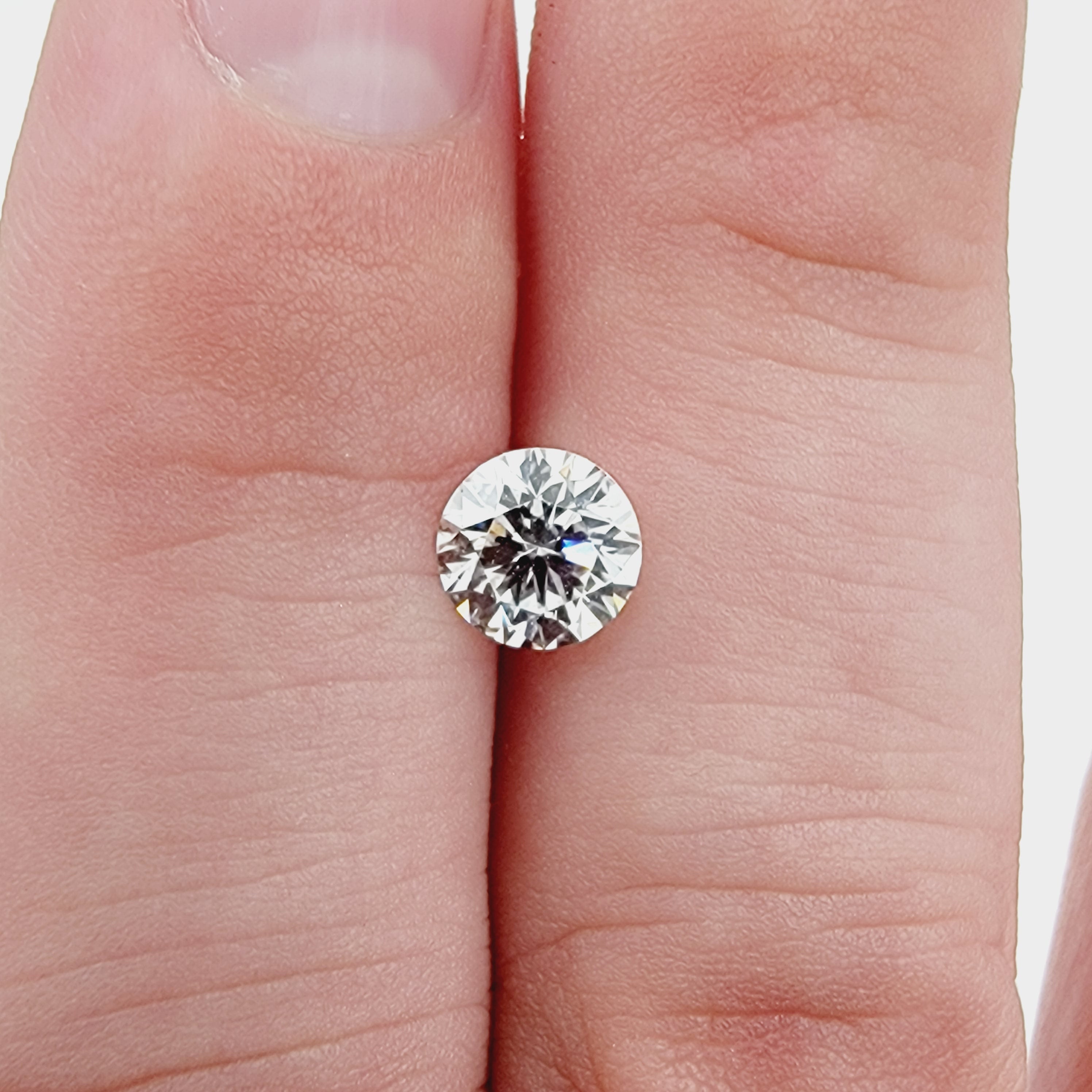 1.05ct Round Brilliant Cut Lab Grown Diamond-VS1 Clarity, E Color