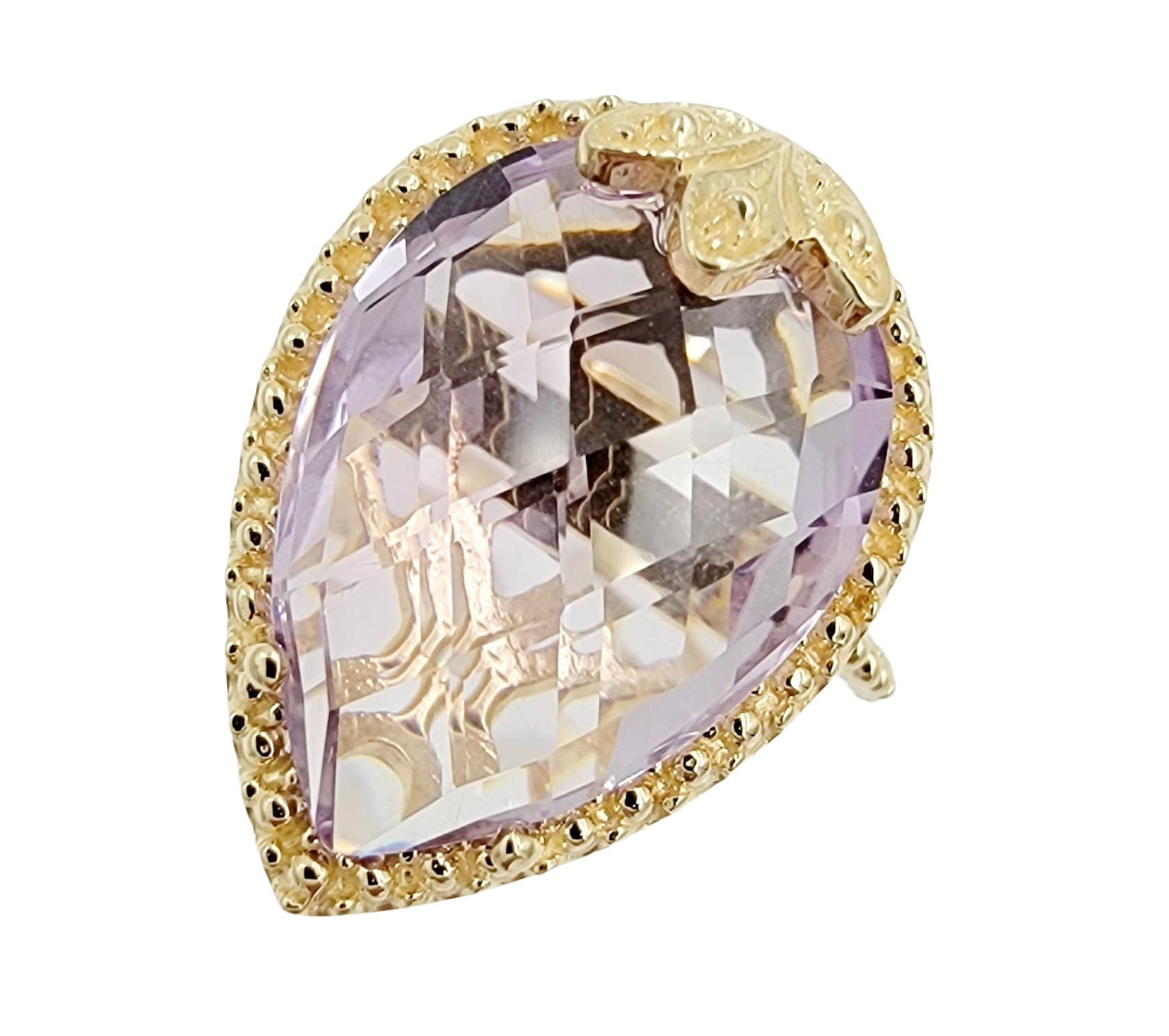 14k yellow Gold Amethyst Ring, Gold Ring With Gemstone, Elegant Gold Ring, Amethyst Jewelry