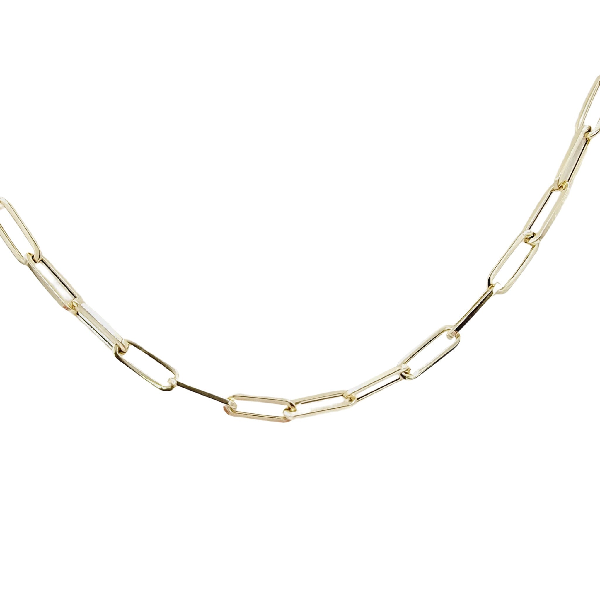 14k paperclip chain