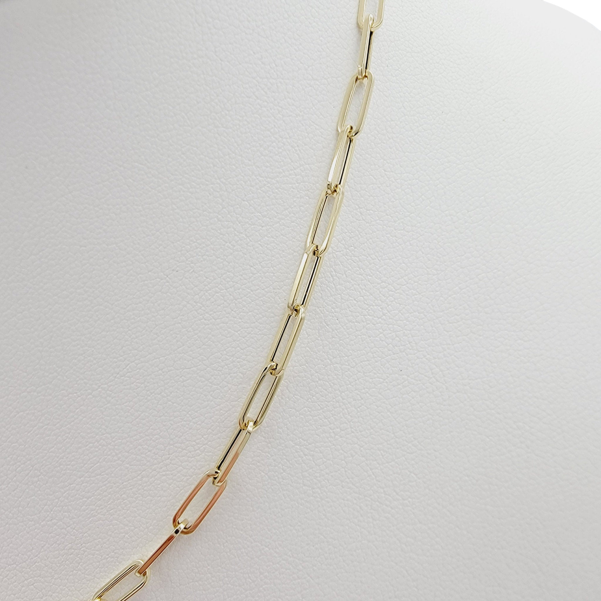 14k paperclip chain