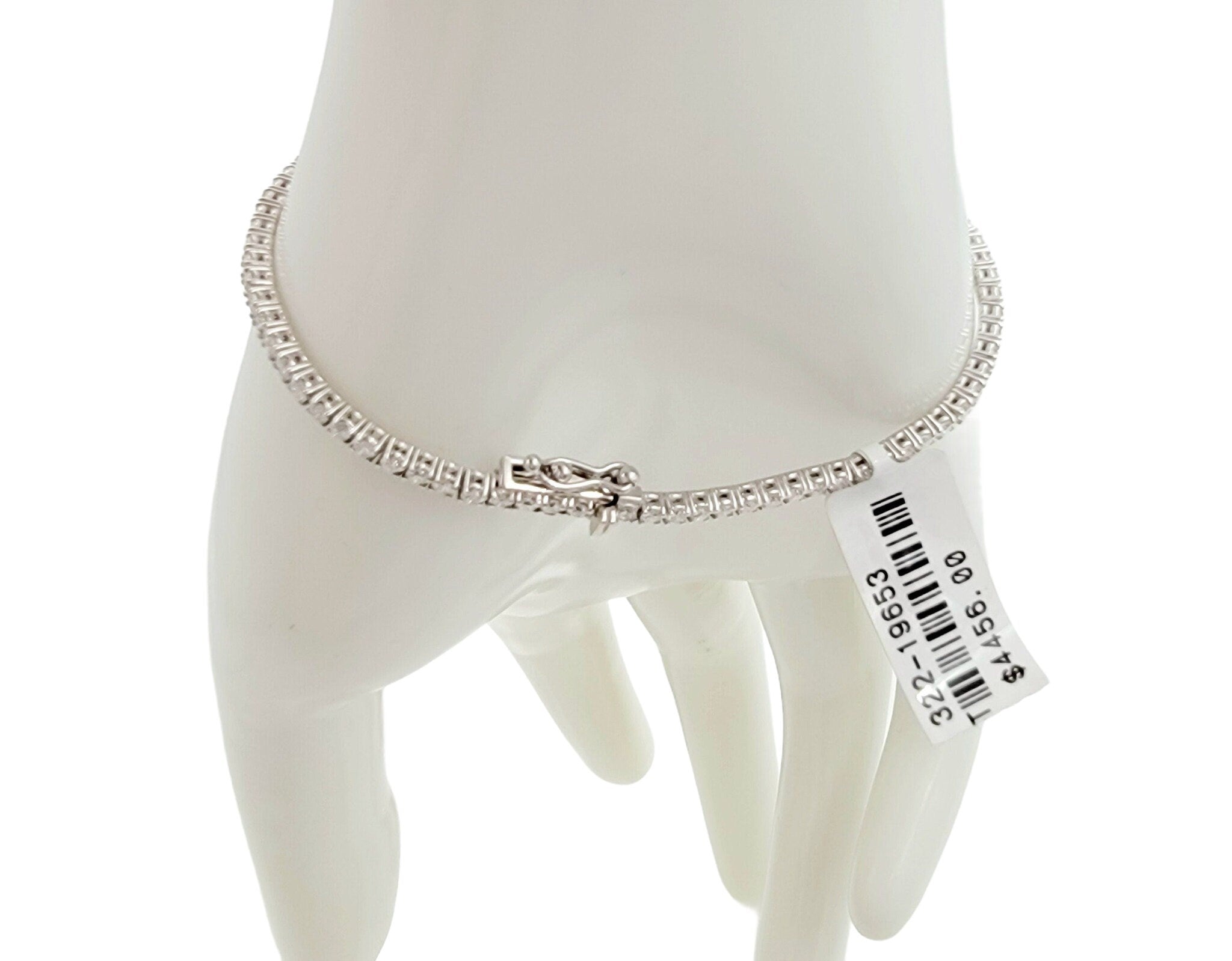14k white gold tennis bracelet