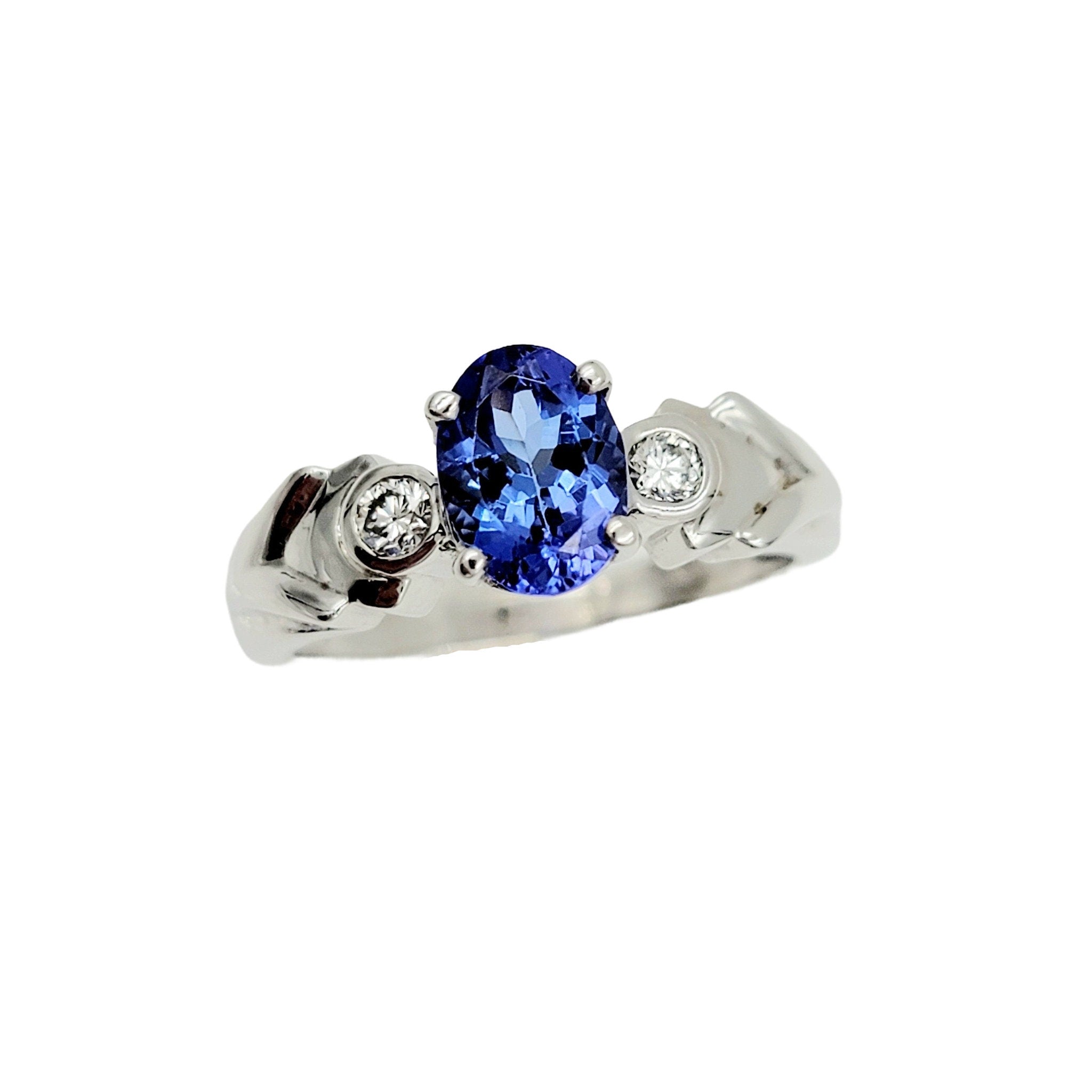 14k white gold Tanzanite