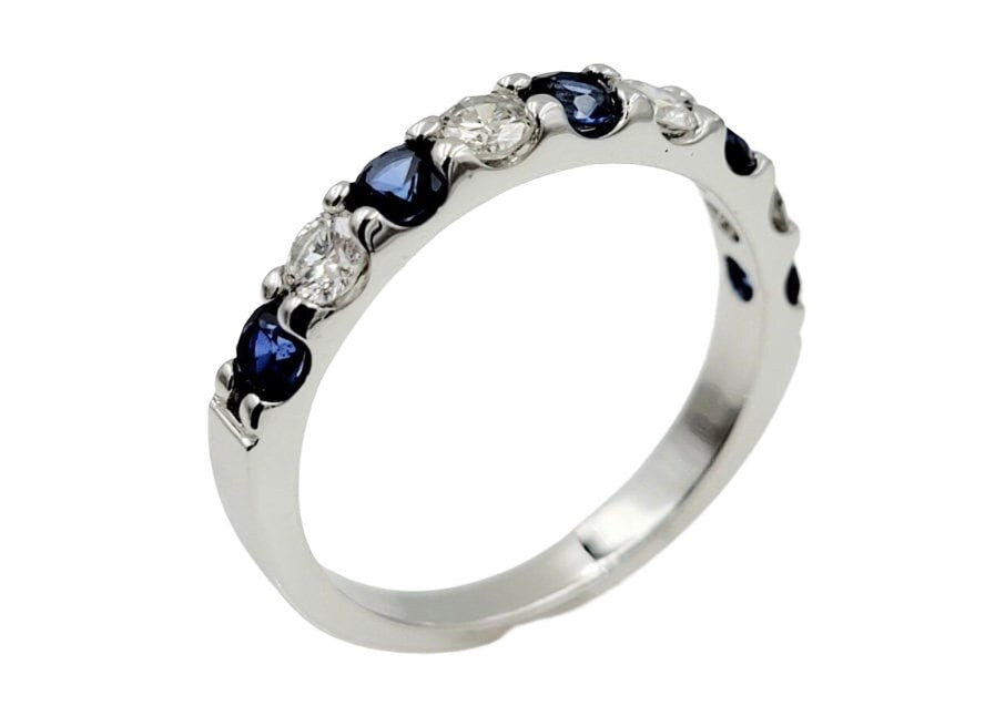 14k Sapphire and Diamond Ring