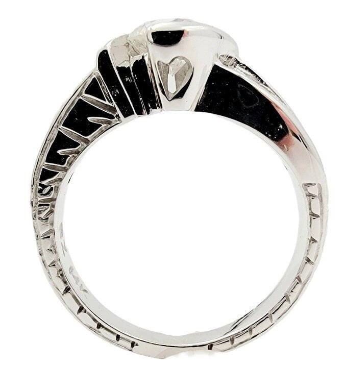 14k White Gold Lady's Statement Ring