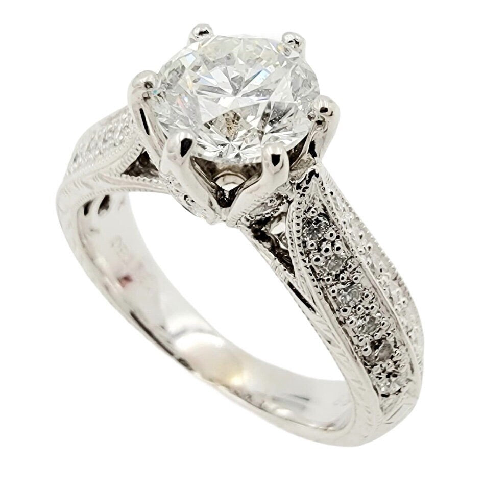 18k White Gold Diamond Ring