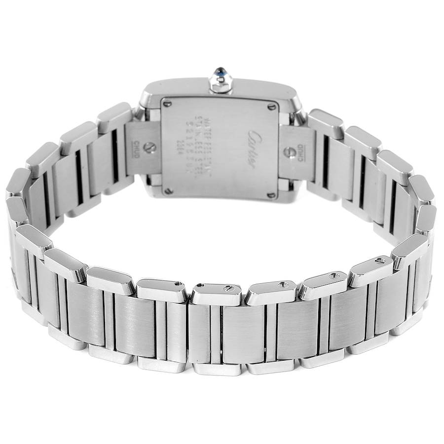 Ladies Small Cartier Tank Francaise Watch In Polished Finish. (Pre-Owned)