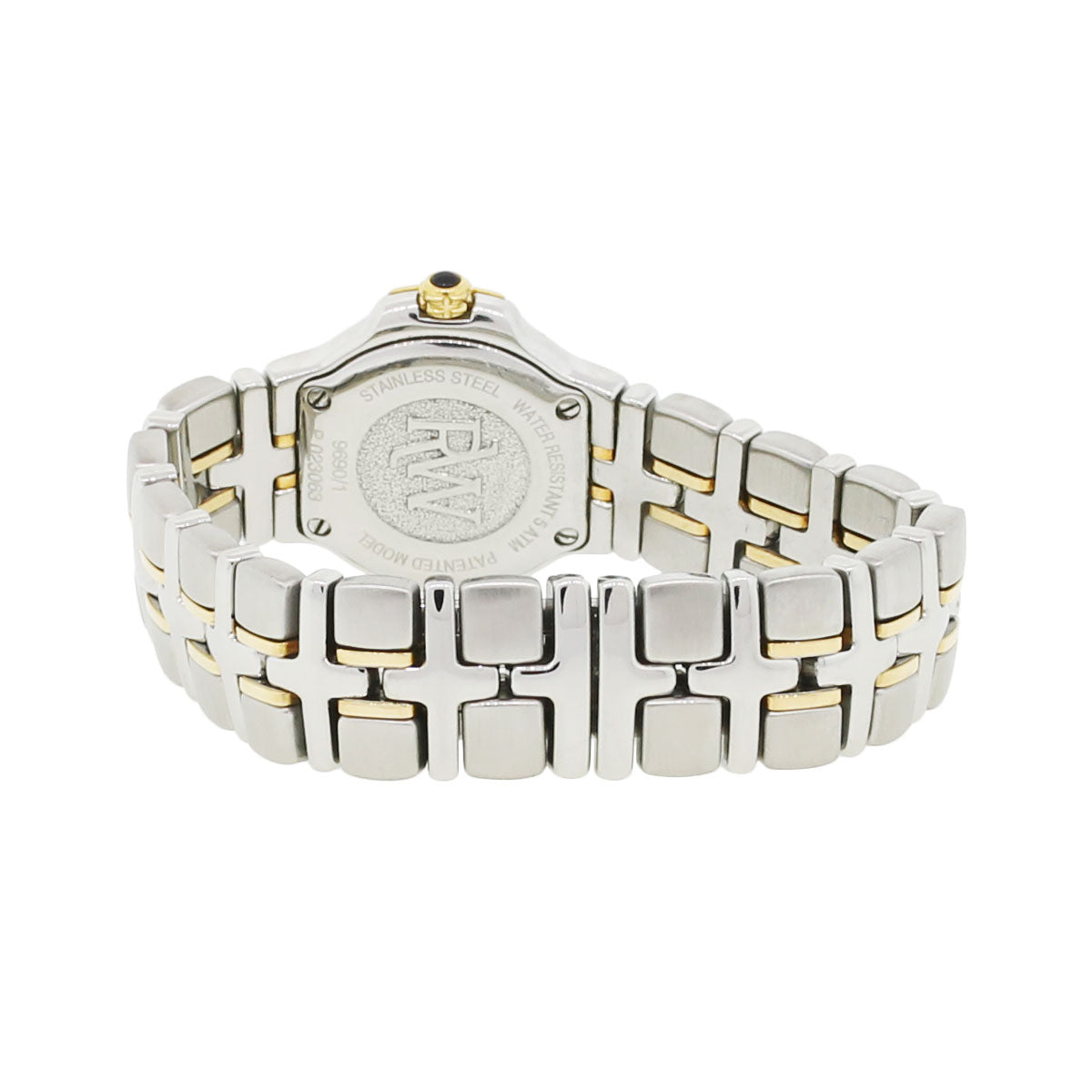 Ladies Raymond Weil Parsifal Two Tone Watch with Mother of Pearl Diamond Dial and Diamond Bezel. (Pre-Owned)