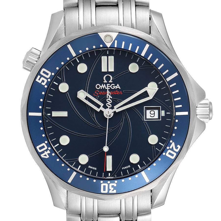 Men's Omega Seamaster SS 007 Edition Stainless Steel 41mm Watch with Rotating Bezel. (Pre-Owned)