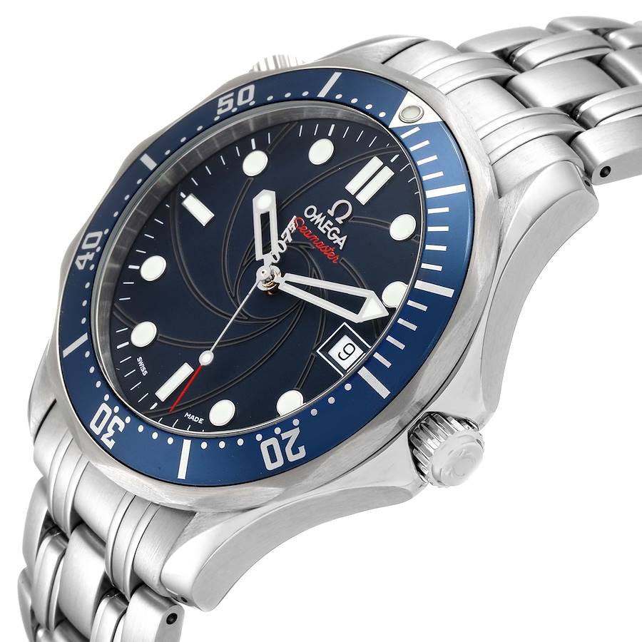 Men's Omega Seamaster SS 007 Edition Stainless Steel 41mm Watch with Rotating Bezel. (Pre-Owned)