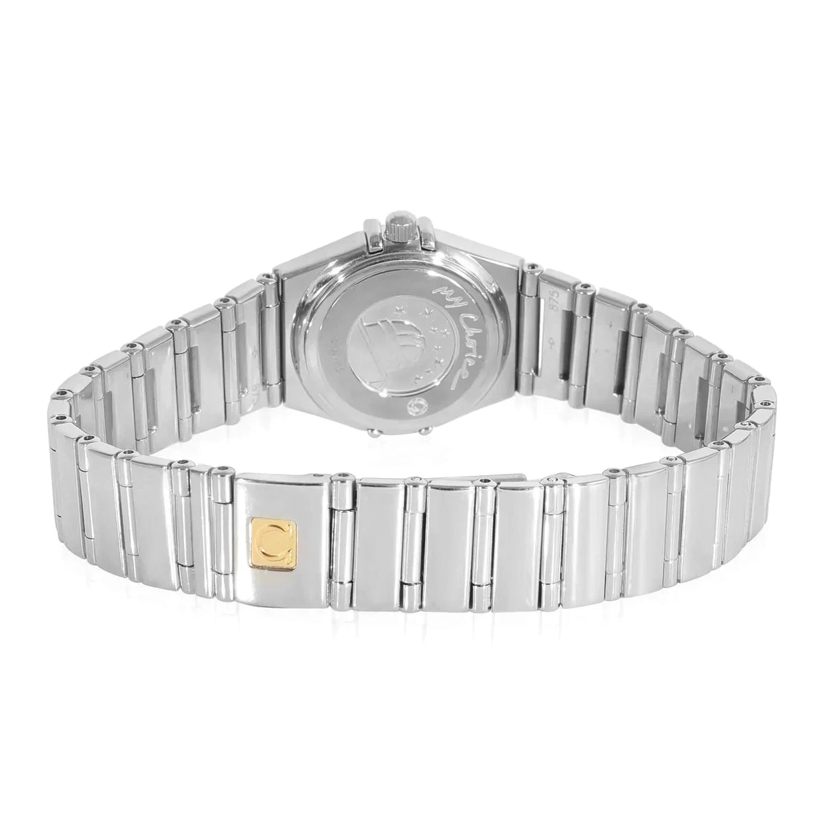 Ladies Omega 22mm Constellation Stainless Steel Watch with Mother of Pearl Dial and Roman Numeral Bezel. (Pre-Owned)